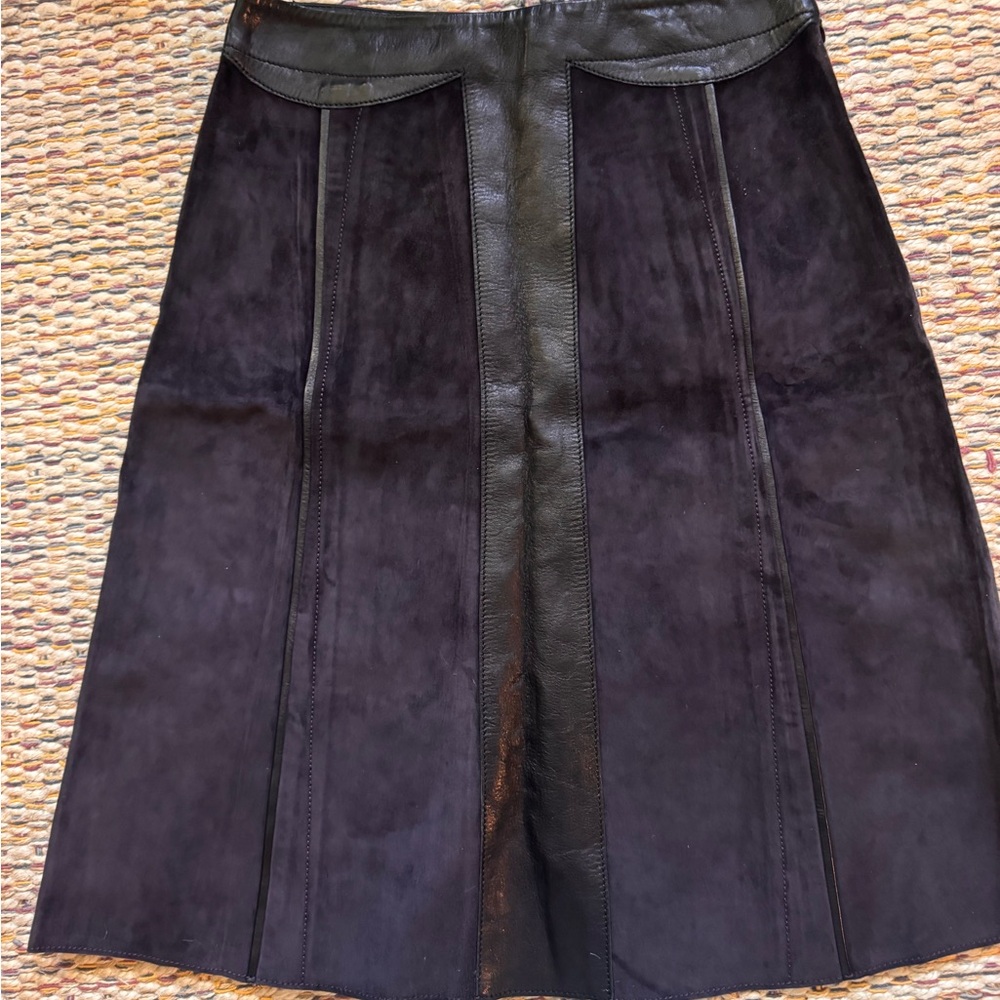 Derek Lam Black A-Line Skirt